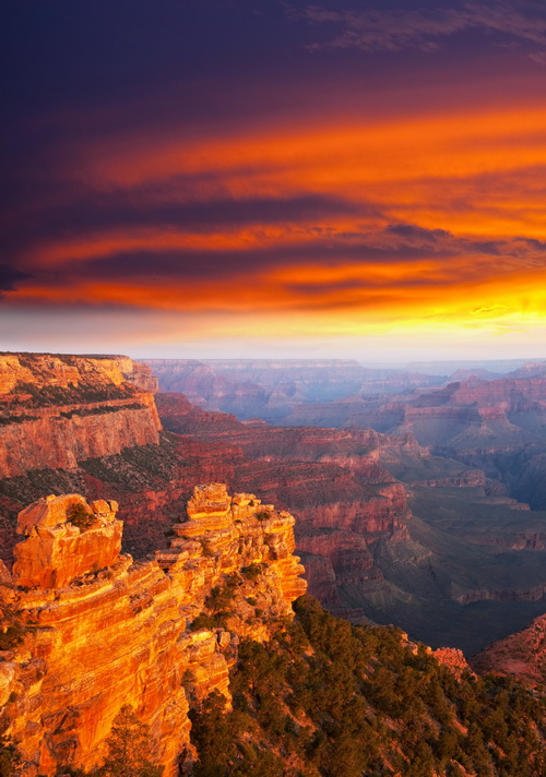 grand canyon national park sunset